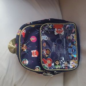 NWT Disney 100 Years Of Wonder MINI Glitter Child Small Backpack 9.5-Inch